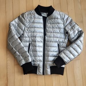 RUDSAK Xs Metallic Silver Jacket with Black Details